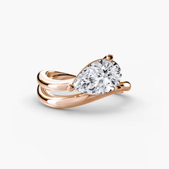 Rose Gold, Pear, down view