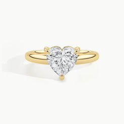 Yellow Gold, Heart, down view