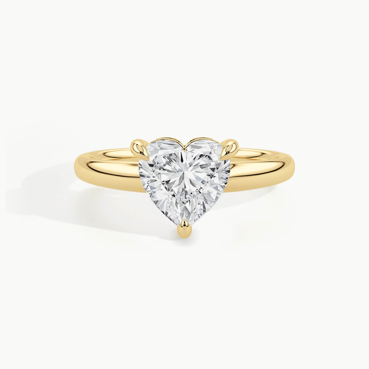 Yellow Gold, Heart, down view