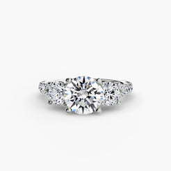 White Gold, Round, down view