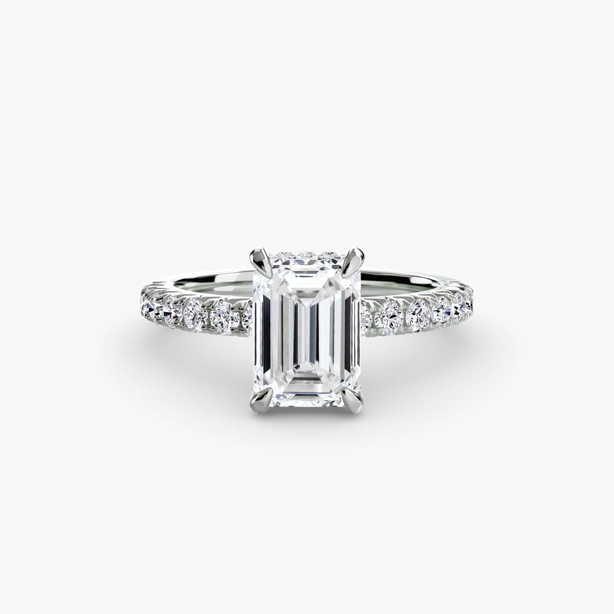 White Gold, Emerald, down view