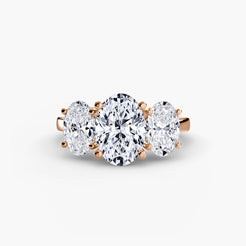 Rose Gold, Oval, down view