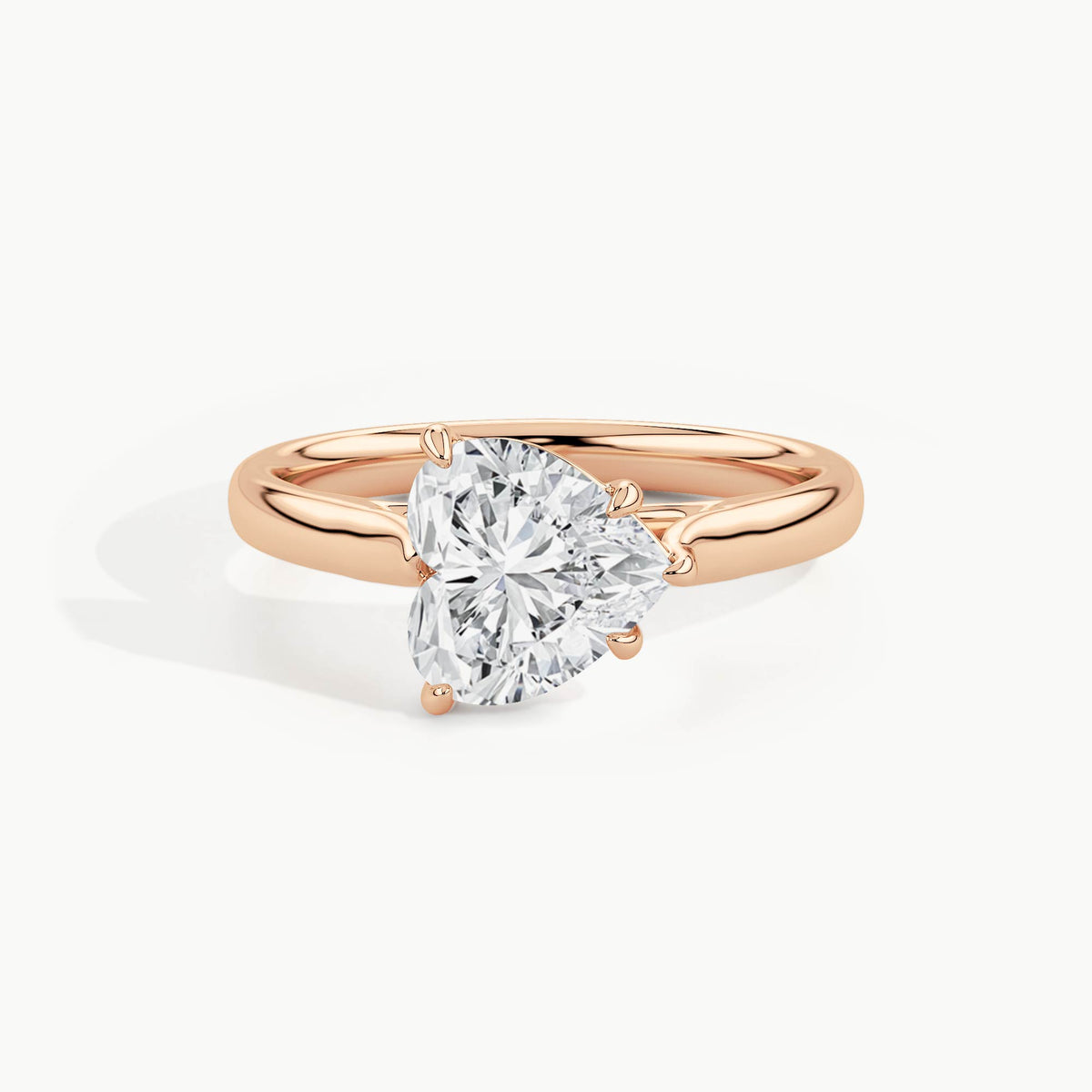 Rose Gold, Heart, down view