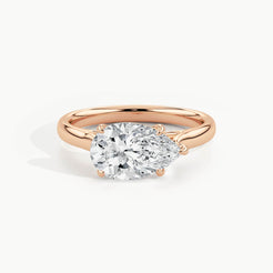 Rose Gold, Pear, down view