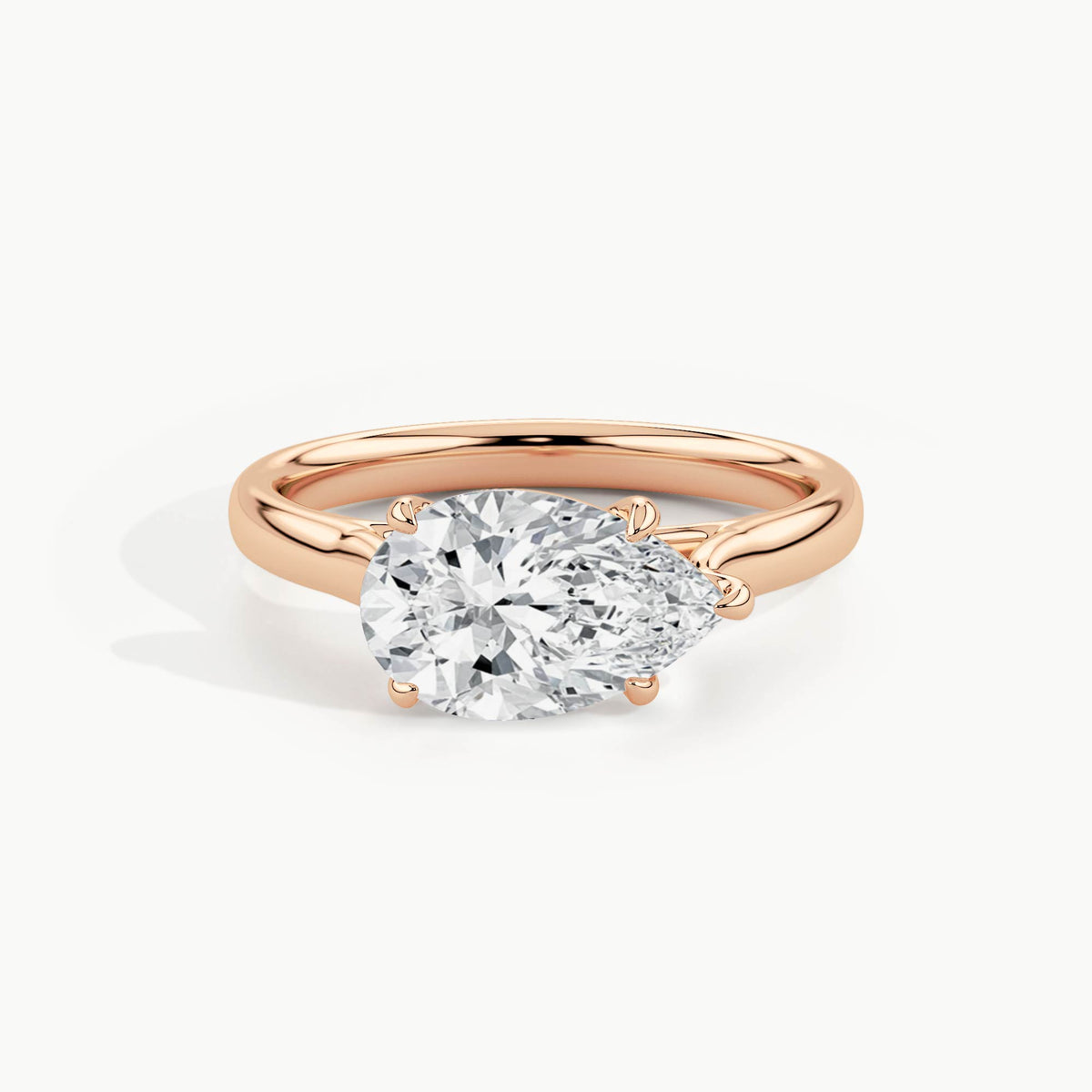 Rose Gold, Pear, down view