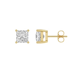 14K Yellow Gold, flat view