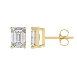 14K Yellow Gold, flat view