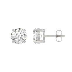 14K White Gold, flat view