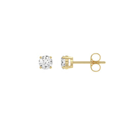 14K Yellow Gold, flat view