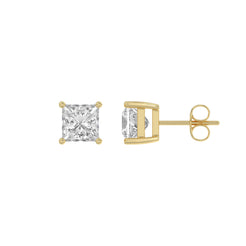 14K Yellow Gold, flat view