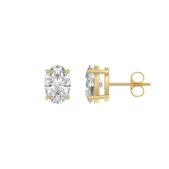 14K Yellow Gold, flat view