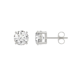 14K White Gold, flat view