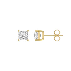 14K Yellow Gold, flat view