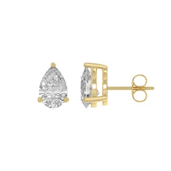 14K Yellow Gold, flat view