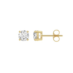 14K Yellow Gold, flat view