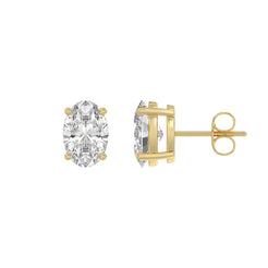 14K Yellow Gold, flat view