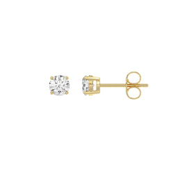 14K Yellow Gold, flat view