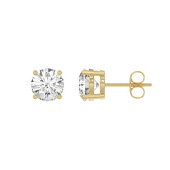 14K Yellow Gold, flat view