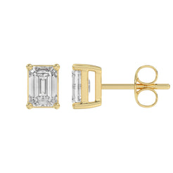 14K Yellow Gold, flat view